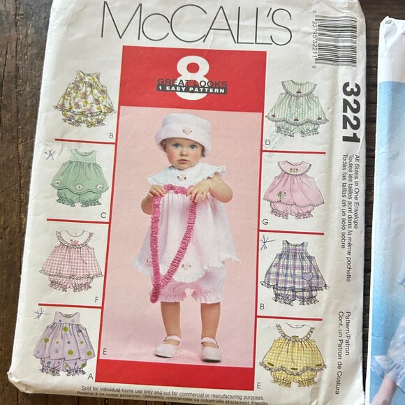 Lot of 9 Children’s Sewing Patterns | Simplicity, McCall’s‎ & More | Uncut Misc. - Picture 4 of 9